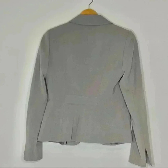 Calvin Klein light gray 2 button flap pocket blazer 4 - Picture 4 of 7